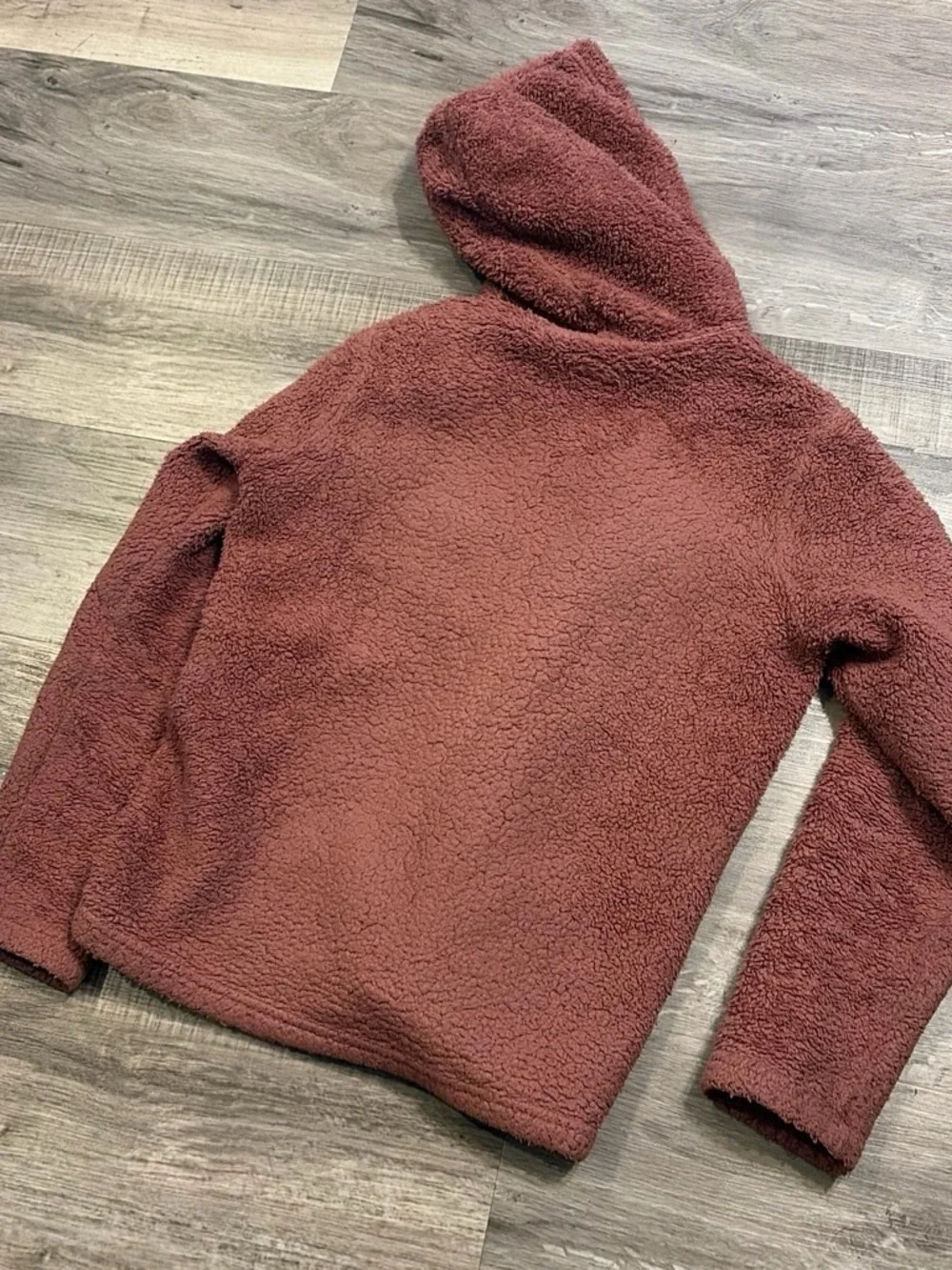 Patagonia Kids' red Hooded Fleece Jacket